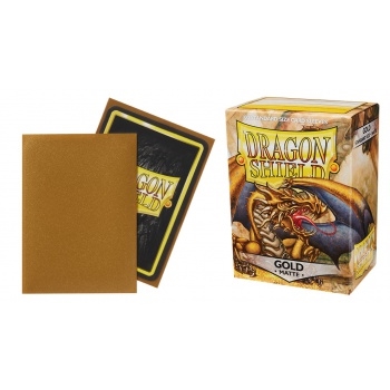 Dragon Shield - Matte Gold Sleeves - Standard Sleeves (100 stk) - Plastiklommer